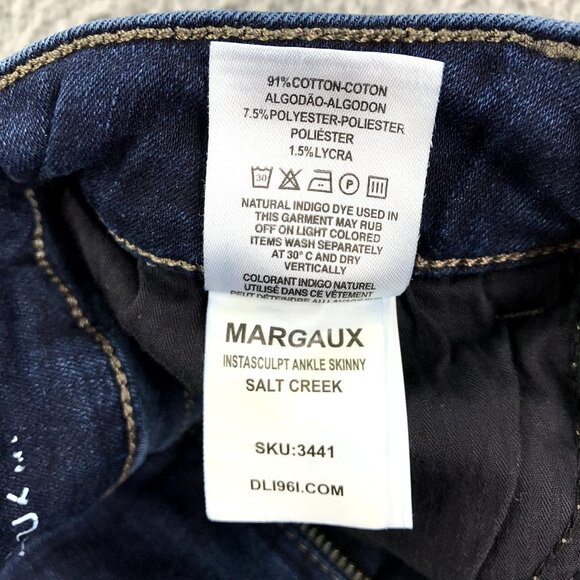 DL1961 Women's Size 26 Margaux Instasculpt Stretch Denim Ankle Skinny Jeans - Picture 11 of 16